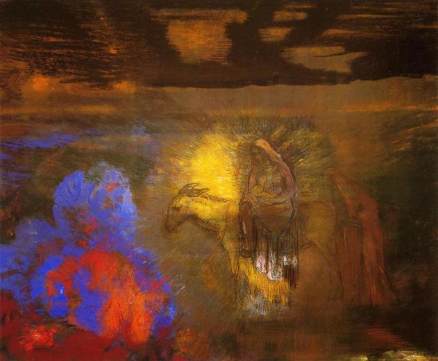 Odilon-Redon-The-Flight-into-Egypt