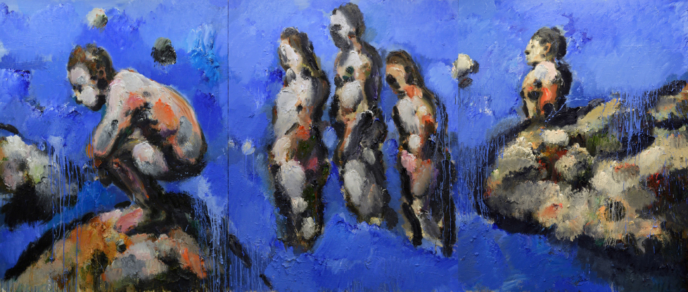 Liu-Zhengyong-triptyque-Art-Paris-Art-Fair