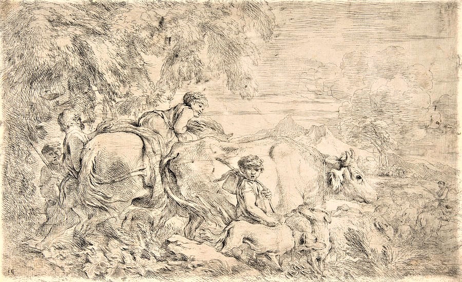 shepherds-with-their-flock-giovanni-benedetto-castiglione